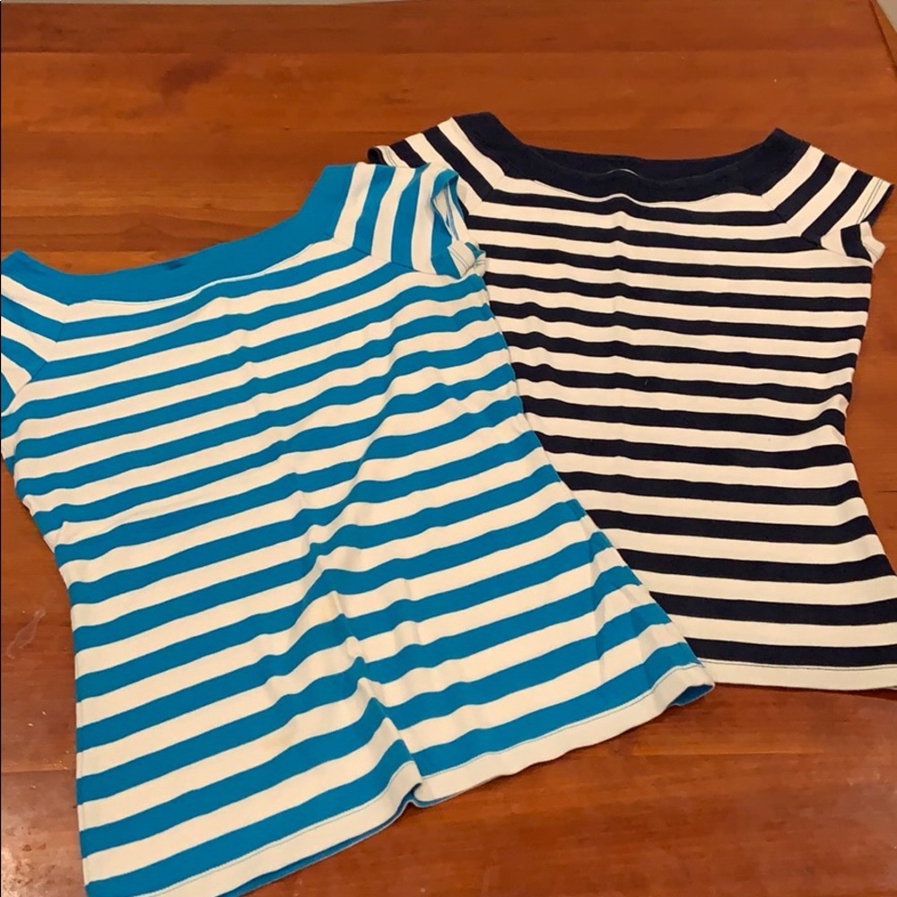 Dressbarn Cap sleeves soft cotton shirts